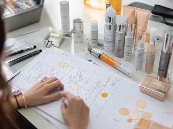 私たちは、化粧品や健康食品を中心に、企画・開発・販売・デザインまでトータルで手がけるメーカーです。