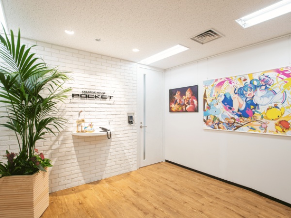 新オフィスのエントランスです。2023年6月にオフィス移転しました！