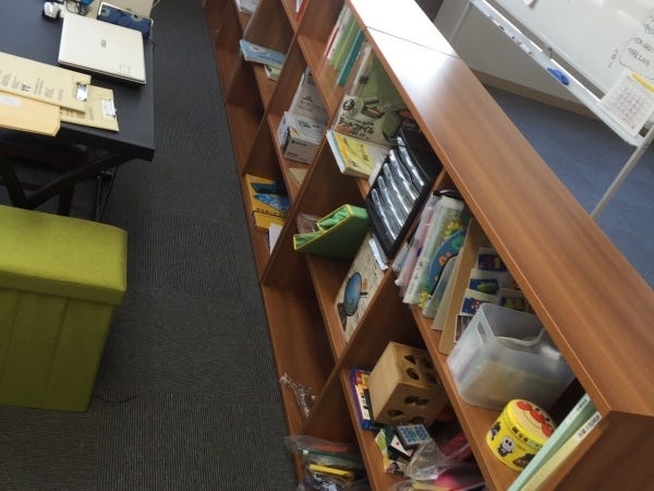 一号店は教材がいっぱいあります。
