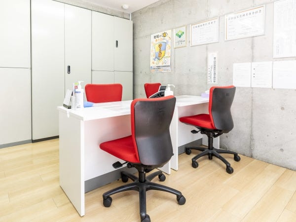 ご来店頂いたお客様をこちらへご案内します！