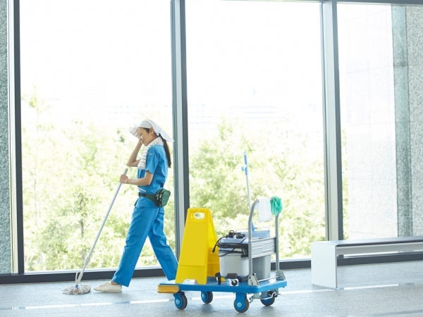 清掃のお仕事は目に見えて綺麗になるため、達成感が大きいです。