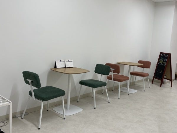 ヒアリングスペースもあります。