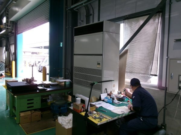 工場内は冷暖房完備！社員の働きやすい環境を整備しています！