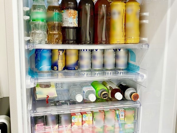 フリードリンクあり！お好きな飲み物をどうぞ。