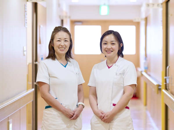 患者様としっかり向き合い、その人らしい生活を支える看護が実践できる環境。丁寧なサポートもあり、慢性期看護初めてでも安心して成長できます。