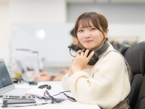 営業事務（未経験転職OK・残業ほぼなし）