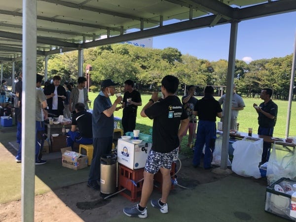 大京建機グループの各種イベント「BBQ大会、暑気払い、忘年会」もあります。