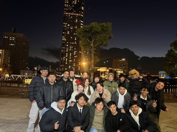 陽大の忘年会（2024年）リムジン3台でみなとみらいまで行ってきました！