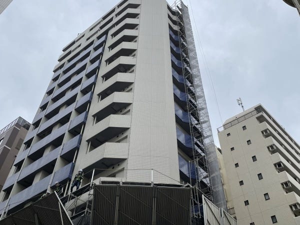 枠組み足場　3500㎡　改修工事（東京）
