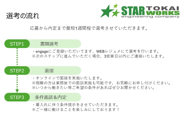 パワー半導体の生産プロセス改善（福利厚生充実）