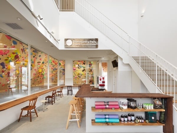 ヨガとボルダリングスタジオの運営スタッフ