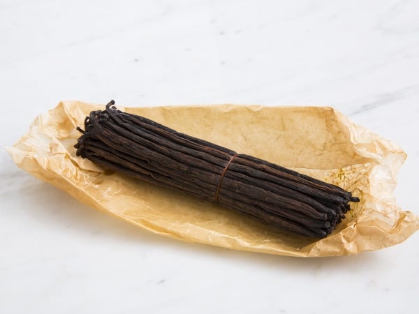 マダガスカルから直輸入している良質なバニラビーンズ