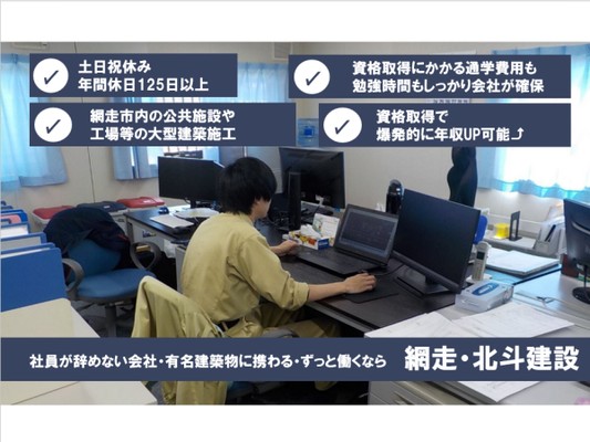 建築現場監督・建築士or建築施工管理技士保有者・建築施工管理技士もしくは建築士（普通自動車免許・AT限定不可）