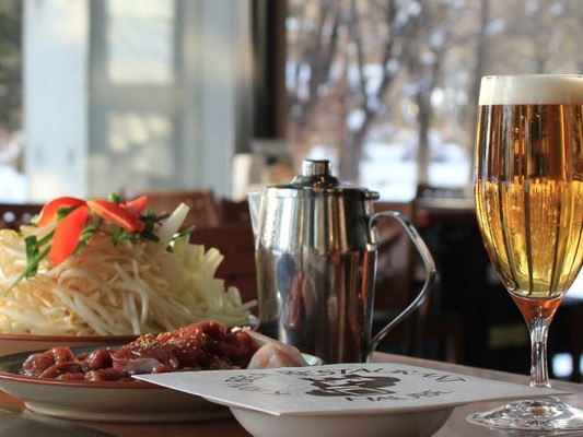 ジンギスカンとビールが楽しめるお店です♪