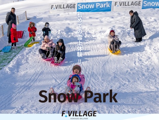 手軽で安全に楽しめるスノーチューブすべりや雪だるま作り、本格的なスキー体験も！白銀のSnow Parkで、思い出に残る時間を過ごしましょう！