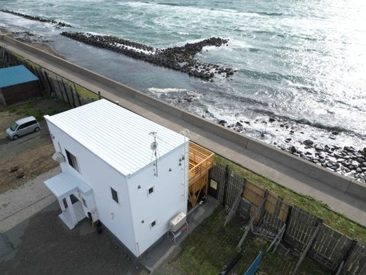 清掃・絶景の海が見える別荘の清掃スタッフ