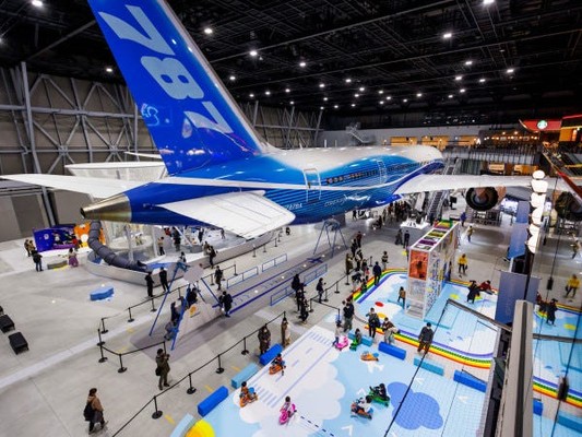 屋内だから天気や気温を気にせず無料で楽しめる遊具を満喫！　　中部国際空港株式会社提供
