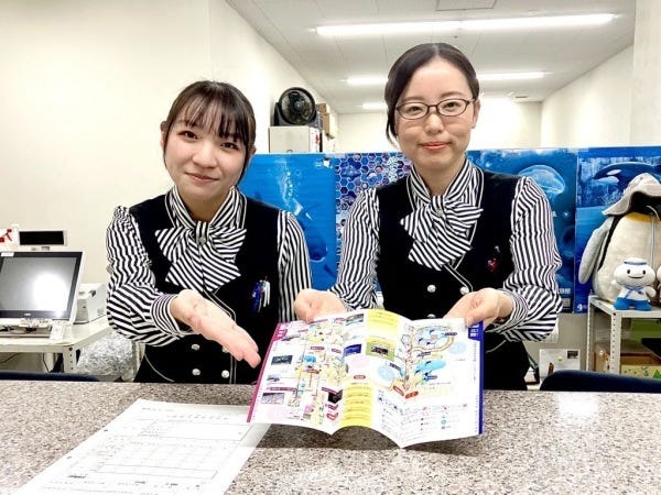 水族館の団体受付（長期歓迎・フリーター歓迎）