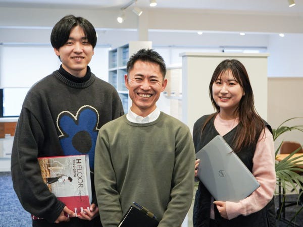 設計担当は20代～30代中心の活気あるチームです