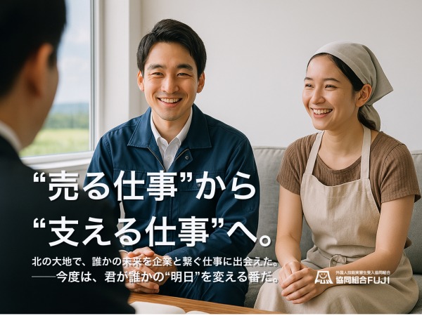 実習生や特定技能者に寄り添い、企業との架け橋として活躍してください！あなたのサポートが、実習生の未来を変える第一歩になります