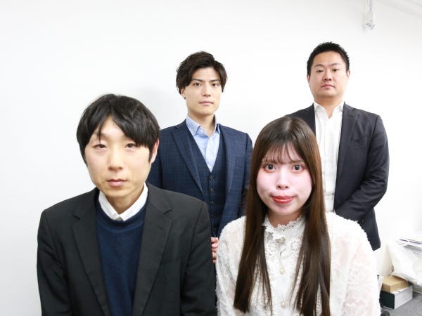 一緒に働くメンバーです。イチから教育しますので、ご安心ください！