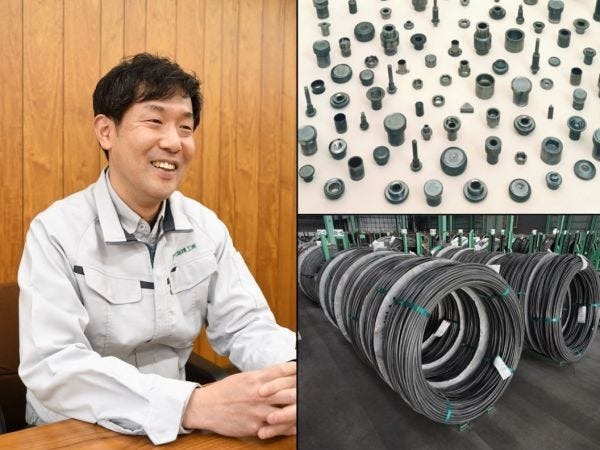 大阪精工は、冷間圧造用鋼線や冷間鍛造部品を製造する線材二次加工メーカーです。