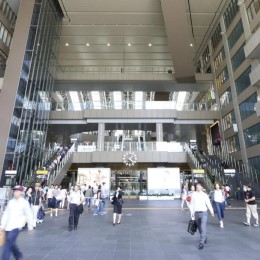 JR西日本だからこそ携われる、大きな現場での仕事も。技術者として大きなやりがいを感じられます。