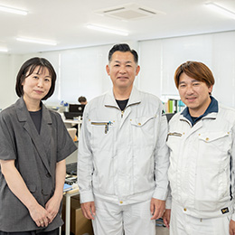 営業・経理と完全分業しており、施工管理として重要な管理業務に集中できます。