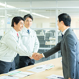 長年、取引のある既存顧客ばかり。あなたの仕事は、お客さまとの信頼関係を深めていくことです。