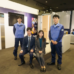 部署の垣根を超え、肩肘張らずにコミュニケーションが取れるメンバーが集まっています。