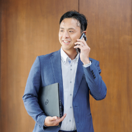 売る営業ではなく、つくる営業。多くの人々の想いを形にしていくやりがいがあります。