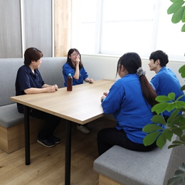「チームの一体感が仕事のやりがいです」と話すメンバーも多いです。