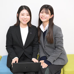 常に気さくで面倒見のいい先輩が、あなたをサポートしますので、安心して飛び込んできてください！