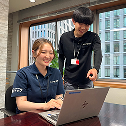 サポート体制が充実しているため、入社時点で住宅について詳しくなくても、着実に成長することができます！