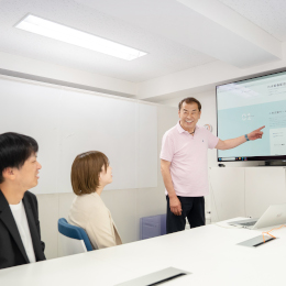 少数精鋭の企業だからこそ、スグに社長へ相談できます！距離が近すぎてラフすぎる社風かもしれません(笑)