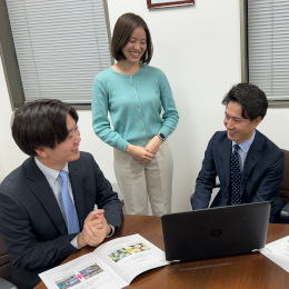 和気あいあいとした雰囲気の職場です。営業未経験の方も安心してスタートできます！