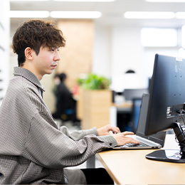 一人ひとりの強みを引き出し、興味のあるテーマや技術で活躍できることを大切にしています。