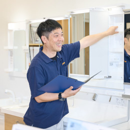 お客様からの満足度が高く、リピート率40％超えの当社。お客様にも喜んでいただくやりがいがあります。