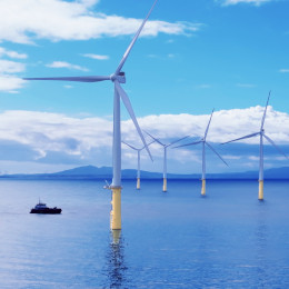 ※能代港洋上風力発電所（秋田洋上風力発電(株)）洋上風力は再エネ拡大の切り札と呼ばれます。