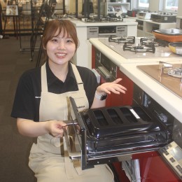 地域に根差し、毎日の暮らしに欠かせないガス機器の販売、修理・点検を一手に担っています。