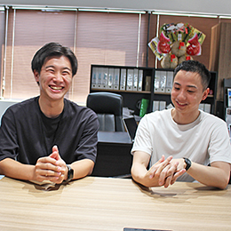 社内では20代～30代メンバーが活躍しています。何でも話しやすい先輩ばかりですからご安心ください。
