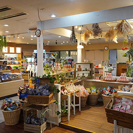 施設の雰囲気に合わせた内装、商品選定、レイアウトで、施設の世界観を演出します。