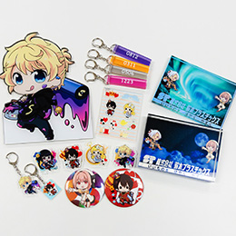 社内には、アニメや映画のグッズがずらりと並んでいるコーナーも！