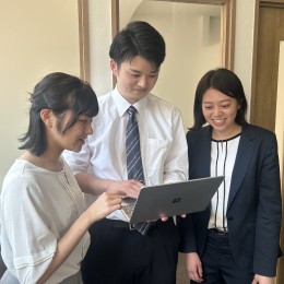 20代・30代のメンバーも活躍中。研修やOJTもあり、業界未経験からでも始めやすい環境です！
