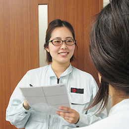 業務の前には、しっかりと打ち合わせや確認を行うため、不安を持ったまま取り組むようなことはありません。