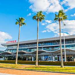 山口宇部空港からのアクセルも良く、全国各地からお客さまが観光に来ます。