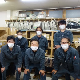 写真は福岡本社のものですが、一緒に働く先輩たちもいます。優しい方ばかりなのでご安心ください。