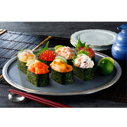 日本の食文化でもある“寿司”に関しては、国内トップクラスのシェアを誇り、海外にも沢山届けています。