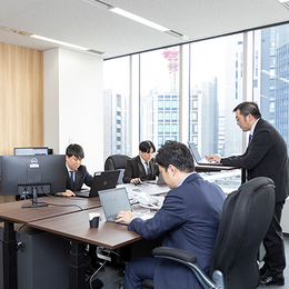 いい意味でエンジニアらしくない、明るくて話しやすいメンバーばかり。社内の雰囲気の良さが魅力です。