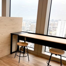 休憩時間は、社内のコミュニケーションスペースでリフレッシュできます。